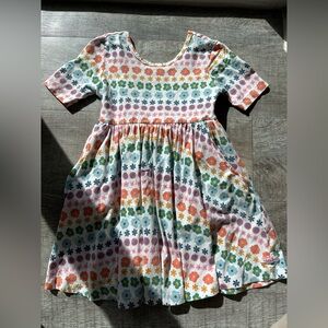 Ruffle Butts Floral Patterned girls Dress